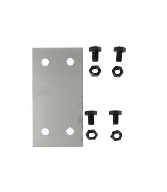 Garmix Plaque de raccordement de 14 cm pour bordures en acier Corten