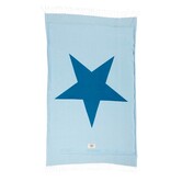 Mycha Ibiza – Strandlaken – strandhanddoek – kikoy – Ibiza ster – blauw – 100% katoen – badstof