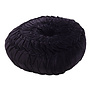 Mycha Ibiza - Velvet - fluweel - rond - sierkussen - 45cm - Zwart