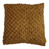 Mycha Ibiza - Sierkussen - Anne - Velvet - katoen - 60 x 60 - Oker Geel