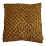 Mycha Ibiza - Sierkussen - Anne - Velvet - katoen - 60 x 60 - Oker Geel