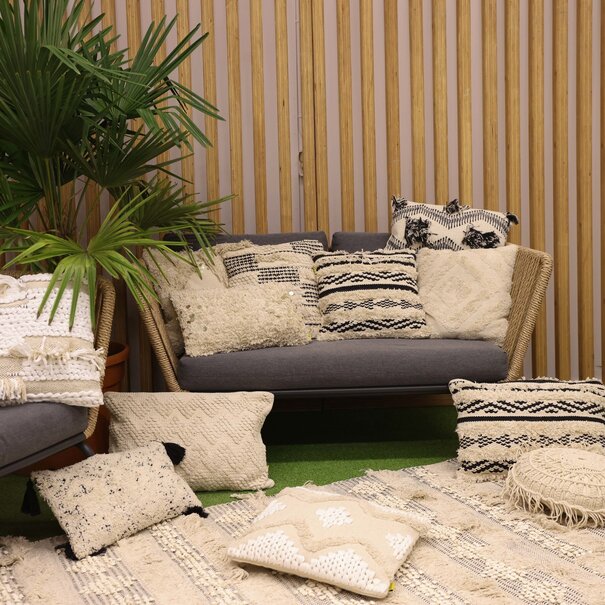 Mycha Ibiza Mycha Ibiza - Bohemian - sierkussen - Boho kussen - beige - 30x50 cm - IBZ21
