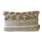 Mycha Ibiza - Bohemian - sierkussen - Boho kussen - beige - 30x50 cm – IBZ27