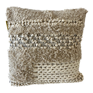 Boho sierkussen IBZ29  45x45 beige