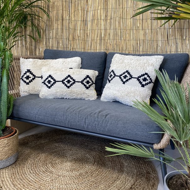 Mycha Ibiza Mycha Ibiza - Bohemian - sierkussen - Boho kussen - beige - 45x45 cm – IBZ33