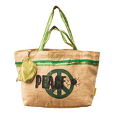 Mycha Ibiza - strandtas - weekendtas - handtas - rits - clutch - jute – handgemaakt -MycXL1