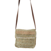 Jute tas - vierkante strandtas - festivaltas - 20x20 cm - handgemaakte tas - Mybag123