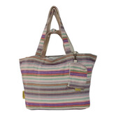 Mycha Ibiza - strandtas - weekendtas - handtas - rits - clutch - katoen – MYC220014