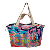Mycha Ibiza - strandtas - weekendtas - shopper - handtas - rits - clutch - katoen – MYC220033