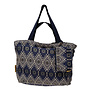 Mycha Ibiza - strandtas - weekendtas - shopper - handtas - rits - clutch - katoen – MYC220052