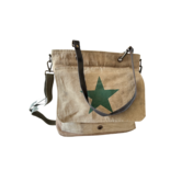 Mycha Ibiza - tas - ritssluiting - strandtas - shopper - clutch - lederen hengsels - - Copy