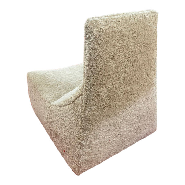 Mycha Ibiza Mycha Ibiza-stoel-Poef-teddy-kruk-ecru-home-interieur - fauteuil