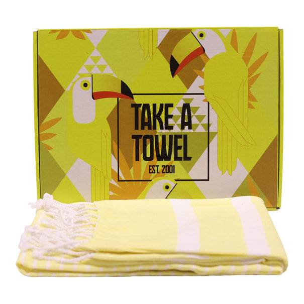 24 xTake A Towel Hamamdoek + doos set TAT4A