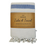 Take A Towel hamamdoek Lisa donkerblauw ca 90x170 cm
