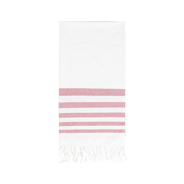 Take A Towel hamamdoek Lisa rood ca 90x170 cm