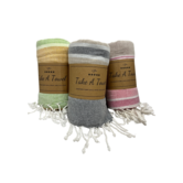 Take A Towel Hamamdoek met badstof assorti kleur 90x170 cm