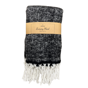 Take A Plaid Mohair Luxury plaid Black