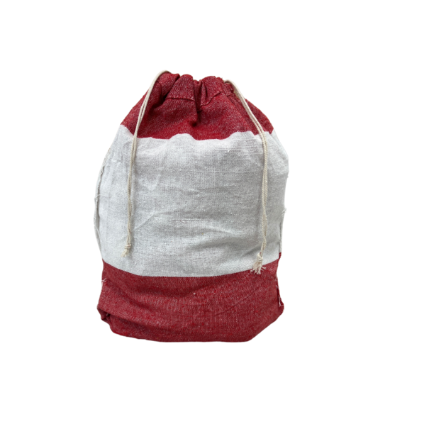 2 in 1 -  Fouta tas Jip 2  rood Ca 90 x180 cm