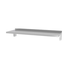 INOXI Stainless steel hanging shelf for equipment, reinforced - with two brackets | 1100x400x(h)250 mm