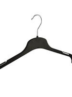 Kledinghanger - Volwassenen - TU38 - 30 Stuks - Blousehanger - Shirthanger - Kunststof - Zwart - Rokinkepingen - 38 cm - Kleerhanger - TU-Serie