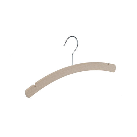 Kledinghanger - Kinderen - 1501-34H - 10 Stuks - Blousehanger - Shirthanger - Beukenhout - Naturel Ongelakt - Rokinkepingen - 34 cm - Kleerhanger - Kinderhanger Kledinghanger - Kinderen - 1501-34H - 10 Stuks - Blousehanger - Shirthanger - Beukenhout - Naturel Ongelakt - Rokinkepingen - 34 cm - Kleerhanger - Kinderhanger