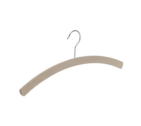 Kledinghanger - Volwassenen - 1501-42 - 40 Stuks - Blousehanger - Shirthanger - Beukenhout - Naturel Ongelakt - 42 cm - Kleerhanger