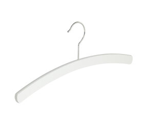 Kledinghanger - Baby - 1508-26 - 40 Stuks - Blousehanger - Shirthanger - Beukenhout - Wit - 26 cm - Kleerhanger - Babyhanger