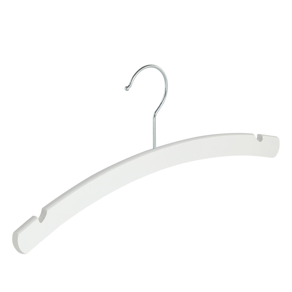 Kledinghanger - Kinderen - 1508-34H - 10 Stuks - Blousehanger - Shirthanger - Beukenhout - Wit - Rokinkepingen - 34 cm - Kleerhanger - Kinderhanger Kledinghanger - Kinderen - 1508-34H - 10 Stuks - Blousehanger - Shirthanger - Beukenhout - Wit - Rokinkepingen - 34 cm - Kleerhanger - Kinderhanger