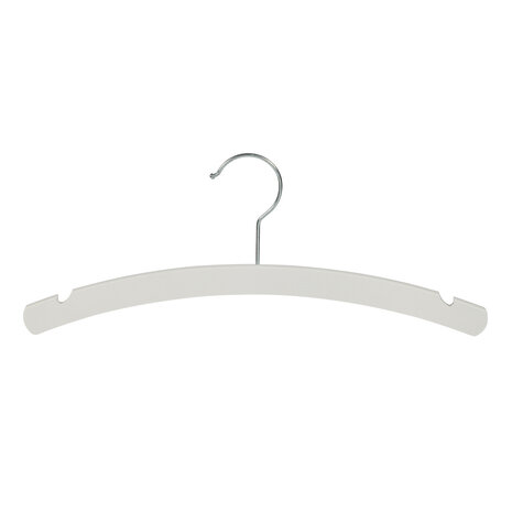 Kledinghanger - Kinderen - 1508-34H - 40 Stuks - Blousehanger - Shirthanger - Beukenhout - Wit - Rokinkepingen - 34 cm - Kleerhanger - Kinderhanger Kledinghanger - Kinderen - 1508-34H - 40 Stuks - Blousehanger - Shirthanger - Beukenhout - Wit - Rokinkepingen - 34 cm - Kleerhanger - Kinderhanger