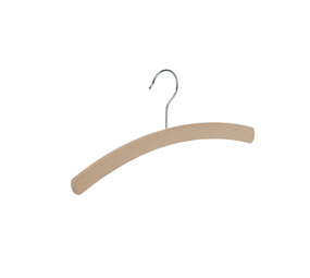Kledinghanger - Baby - 1509-26 - 20 Stuks - Blousehanger - Shirthanger - Beukenhout - Naturel Gelakt - 26 cm - Kleerhanger - Babyhanger