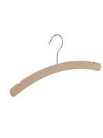 Kledinghanger - Kinderen - 1509-34H - 50 Stuks - Blousehanger - Shirthanger - Beukenhout - Naturel Gelakt - Rokinkepingen - 34 cm - Kleerhanger - Kinderhanger