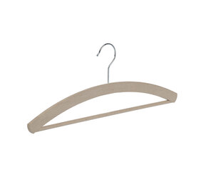 Kledinghanger - Volwassenen - 1511-42 - 30 Stuks - Blousehanger - Shirthanger - Beukenhout - Naturel Ongelakt - Broeklat - 42 cm - Kleerhanger