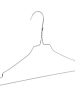 Draadhanger - Stomerijhanger - Volwassenen - 404-22 - 100 Stuks - metaal - Verzinkt - Rokinkepingen - 40 cm - Ø 2,2 mm - Kledinghanger - Kleerhanger