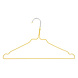 Draadhanger - Stomerijhanger - Volwassenen - 404-24 - 25 Stuks - metaal - Geel - Rokinkepingen - 41 cm - Ø 2,4 mm - Kledinghanger - Kleerhanger Draadhanger - Stomerijhanger - Volwassenen - 404-24 - 25 Stuks - metaal - Geel - Rokinkepingen - 41 cm - Ø 2,4 mm - Kledinghanger - Kleerhanger