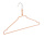 Draadhanger - Stomerijhanger - Volwassenen - 404-24 - 75 Stuks - metaal - Oranje - Rokinkepingen - 41 cm - Ø 2,4 mm - Kledinghanger - Kleerhanger