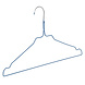 Draadhanger - Stomerijhanger - Volwassenen - 404-24 - 25 Stuks - metaal - Blauw - Rokinkepingen - 41 cm - Ø 2,4 mm - Kledinghanger - Kleerhanger Draadhanger - Stomerijhanger - Volwassenen - 404-24 - 25 Stuks - metaal - Blauw - Rokinkepingen - 41 cm - Ø 2,4 mm - Kledinghanger - Kleerhanger