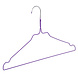Draadhanger - Stomerijhanger - Volwassenen - 404-24 - 25 Stuks - metaal - Paars - Rokinkepingen - 41 cm - Ø 2,4 mm - Kledinghanger - Kleerhanger Draadhanger - Stomerijhanger - Volwassenen - 404-24 - 25 Stuks - metaal - Paars - Rokinkepingen - 41 cm - Ø 2,4 mm - Kledinghanger - Kleerhanger