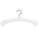 Garderobehanger - Jassenhanger - 506-52 - 8 Stuks - Wit - Gelakt - Beukenhout - Messinghaak - 45 cm - Kledinghanger - Kleerhanger Garderobehanger - Jassenhanger - 506-52 - 8 Stuks - Wit - Gelakt - Beukenhout - Messinghaak - 45 cm - Kledinghanger - Kleerhanger
