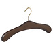 Garderobehanger - Jassenhanger - 506-52 - 8 Stuks - Bruin - Walnoten Gebeitst - Beukenhout - Messinghaak - 45 cm - Kledinghanger - Kleerhanger Garderobehanger - Jassenhanger - 506-52 - 8 Stuks - Bruin - Walnoten Gebeitst - Beukenhout - Messinghaak - 45 cm - Kledinghanger - Kleerhanger