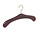 Garderobehanger - Jassenhanger - 506-52 - 10 Stuks - Bruin - Mahonie Gebeitst - Beukenhout - Messinghaak - 45 cm - Kledinghanger - Kleerhanger