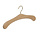 Garderobehanger - Jassenhanger - 506-52 - 20 Stuks - Bruin - Naturel Gelakt - Beukenhout - Messinghaak - 45 cm - Kledinghanger - Kleerhanger