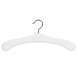 Garderobehanger - Jassenhanger - 506-58 - 24 Stuks - Wit - Gelakt - Beukenhout - Chromehaak - 45 cm - Kledinghanger - Kleerhanger Garderobehanger - Jassenhanger - 506-58 - 24 Stuks - Wit - Gelakt - Beukenhout - Chromehaak - 45 cm - Kledinghanger - Kleerhanger