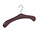 Garderobehanger - Jassenhanger - 506-58 - 10 Stuks - Bruin - Mahonie Gebeitst - Beukenhout - Chromehaak - 45 cm - Kledinghanger - Kleerhanger