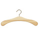 Garderobehanger - Jassenhanger - 506K-52 - 24 Stuks - Bruin - Naturel Gelakt - Grenenhout - Messinghaak - 45 cm - Kledinghanger - Kleerhanger Garderobehanger - Jassenhanger - 506K-52 - 24 Stuks - Bruin - Naturel Gelakt - Grenenhout - Messinghaak - 45 cm - Kledinghanger - Kleerhanger