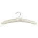 Kledinghanger - Satijnhanger - Volwassenen - 5101 - 10 Stuks - Blousehanger - Shirthanger - Satijn - Ivoor - Creme - Chromehaak - 38 cm - Kleerhanger Kledinghanger - Satijnhanger - Volwassenen - 5101 - 10 Stuks - Blousehanger - Shirthanger - Satijn - Ivoor - Creme - Chromehaak - 38 cm - Kleerhanger