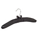 Kledinghanger - Satijnhanger - Volwassenen - 5103 - 50 Stuks - Blousehanger - Shirthanger - Satijn - Zwart - Chromehaak - 38 cm - Kleerhanger Kledinghanger - Satijnhanger - Volwassenen - 5103 - 50 Stuks - Blousehanger - Shirthanger - Satijn - Zwart - Chromehaak - 38 cm - Kleerhanger