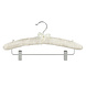 Knijperhanger - Satijnhanger - Volwassenen - 5104 - 10 Stuks - Ivoor - Creme - Verschuifbare Anti-slip knijpers - Chromehaak - 38 cm - Rokhanger - Broekhanger - Pantalonhanger Knijperhanger - Satijnhanger - Volwassenen - 5104 - 10 Stuks - Ivoor - Creme - Verschuifbare Anti-slip knijpers - Chromehaak - 38 cm - Rokhanger - Broekhanger - Pantalonhanger