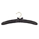 Kledinghanger - Satijnhanger - Volwassenen - 5106 - 10 Stuks - Blousehanger - Shirthanger - Satijn - Zwart - Messinghaak - 38 cm - Kleerhanger Kledinghanger - Satijnhanger - Volwassenen - 5106 - 10 Stuks - Blousehanger - Shirthanger - Satijn - Zwart - Messinghaak - 38 cm - Kleerhanger