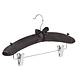Knijperhanger - Satijnhanger - Volwassenen - 5108 - 40 Stuks - Zwart - Verschuifbare Anti-slip knijpers - Chromehaak - 38 cm - Rokhanger - Broekhanger - Pantalonhanger Knijperhanger - Satijnhanger - Volwassenen - 5108 - 40 Stuks - Zwart - Verschuifbare Anti-slip knijpers - Chromehaak - 38 cm - Rokhanger - Broekhanger - Pantalonhanger