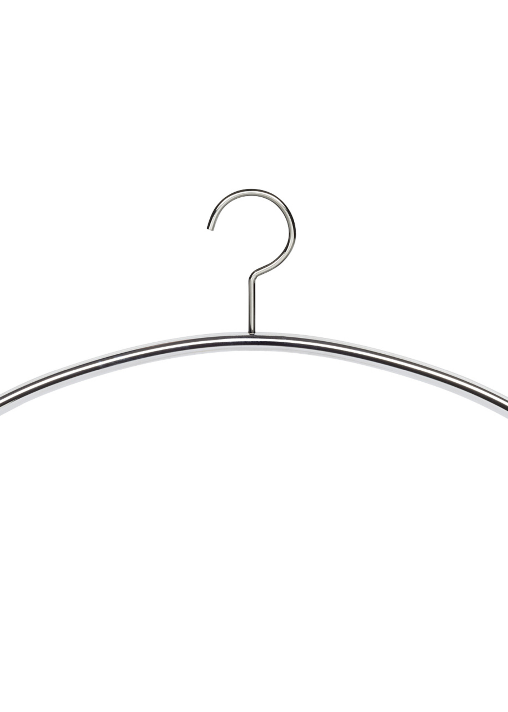 Garderobehanger - Jassenhanger - Buishanger - Volwassenen - 6310 - 20 Stuks - metaal - Verchroomd - Ø 13 mm - 44 cm - Kledinghanger - Kleerhanger